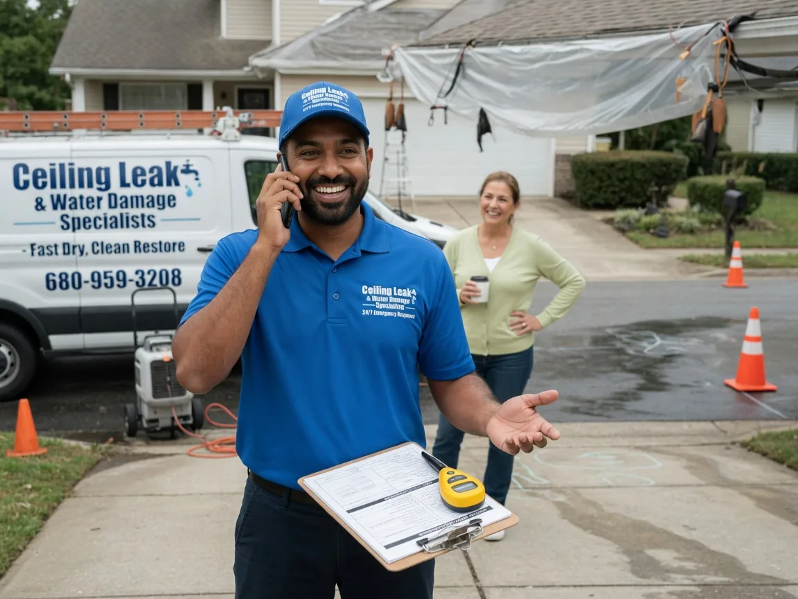 Ceiling Leak Cleanup Prairie Hill, TX FAQs